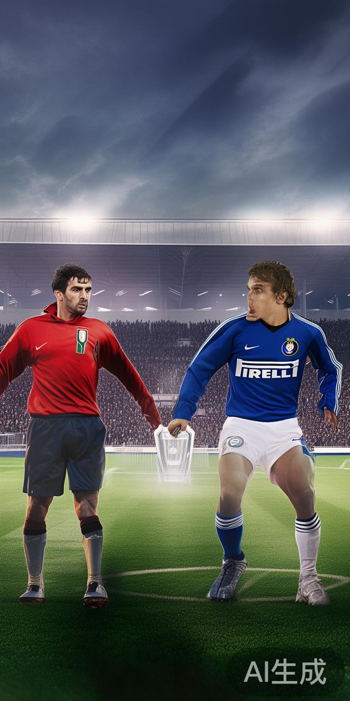 作为意大利足球史上的两大巨头，AC米兰和国际米兰的